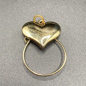 Bergere heart gold tone Pendant